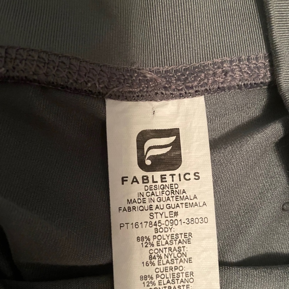 Grey fabletics leggings
